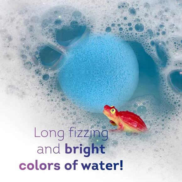 6 Bath Bombs for Kids with Funny Dinosaurs Toys - Picture 6 of 9